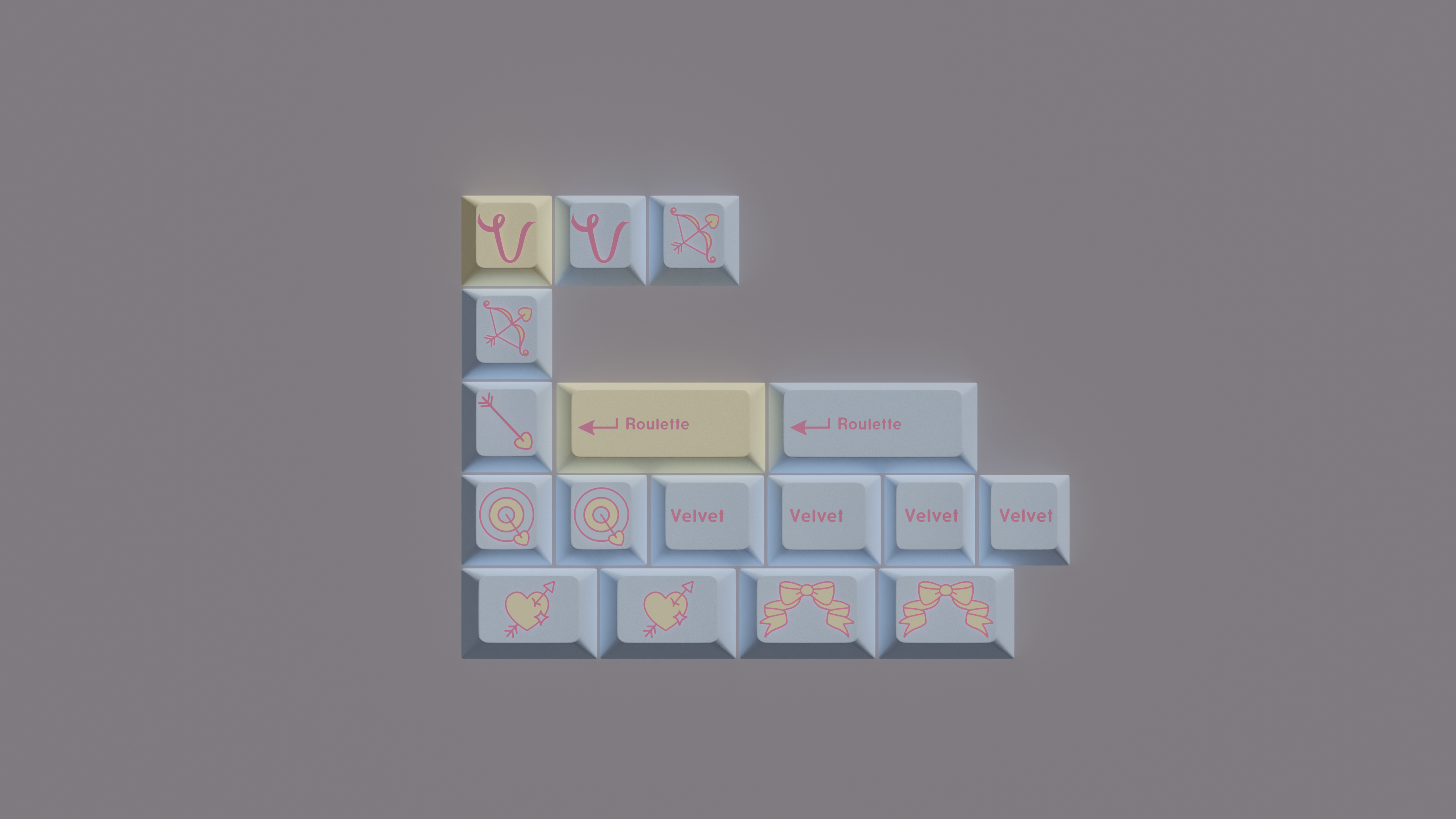 MW Velvet Keycaps